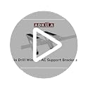 Heavy Duty AC Window Support Bracket - Adjustable, Drill-Free Installation, Supports Up to 300lbs
