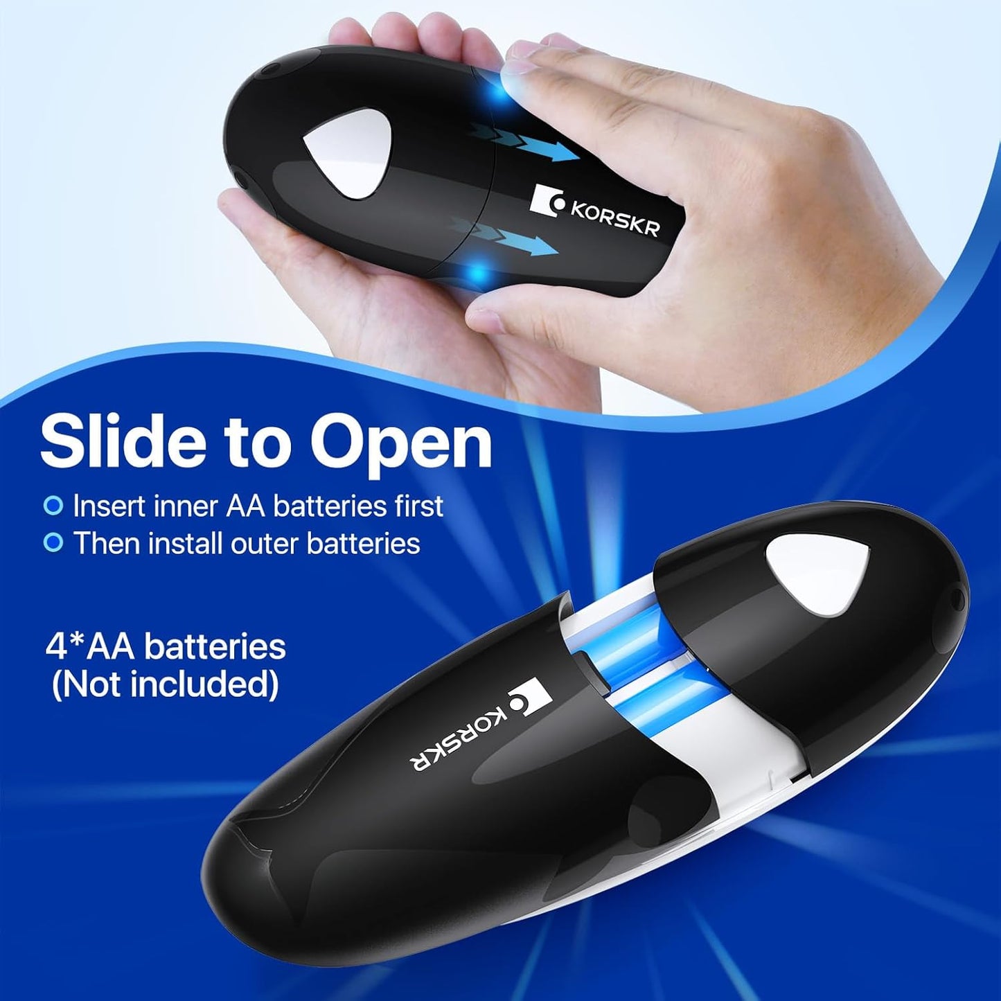 Skiennix Electric Can Opener - Hands-Free, Smooth Edge Design for All Can Sizes | Ideal Kitchen Gadget for Seniors