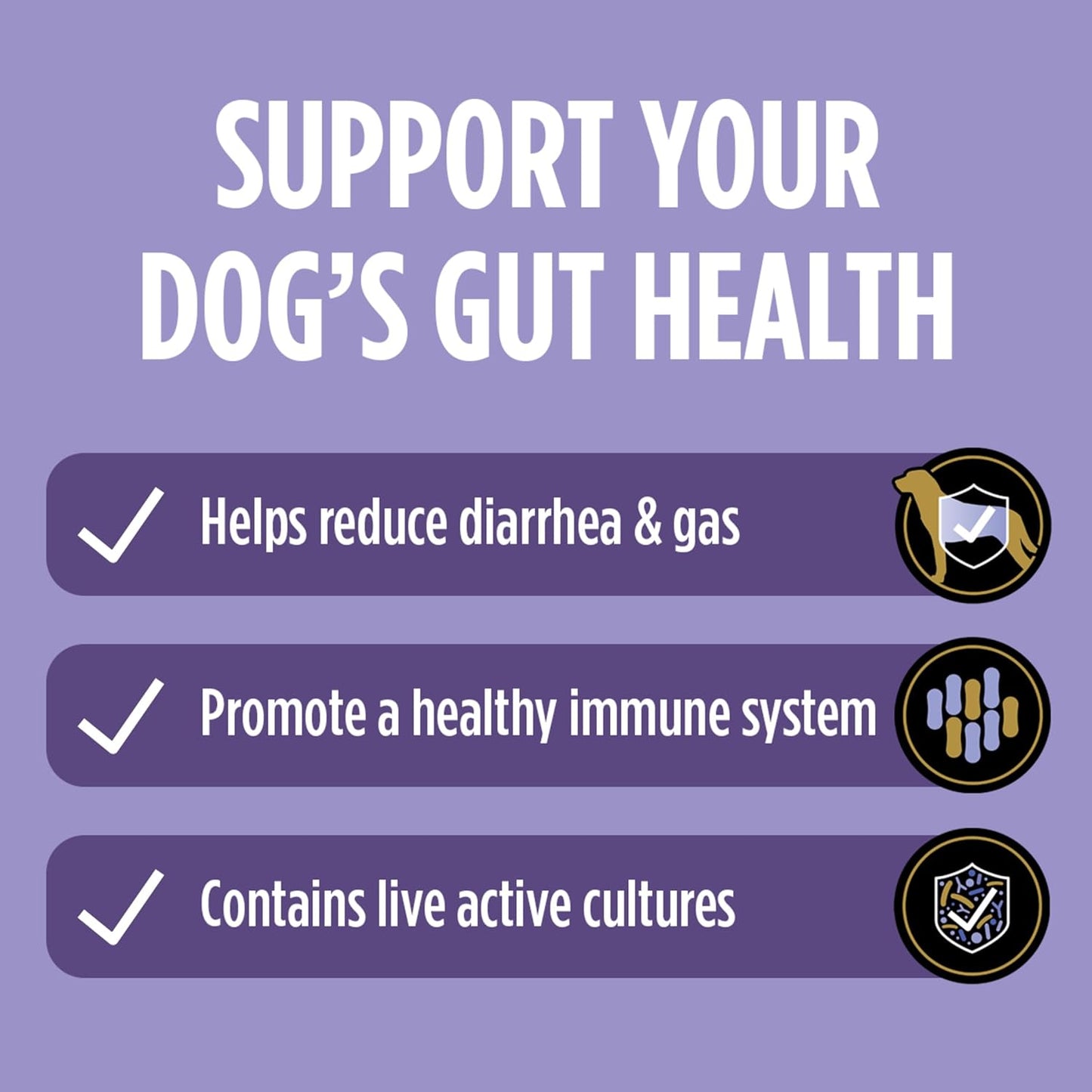 Purina Pro Plan FortiFlora Probiotics for Dogs - Supports Digestive Health & Reduces Diarrhea | 30 Count Box