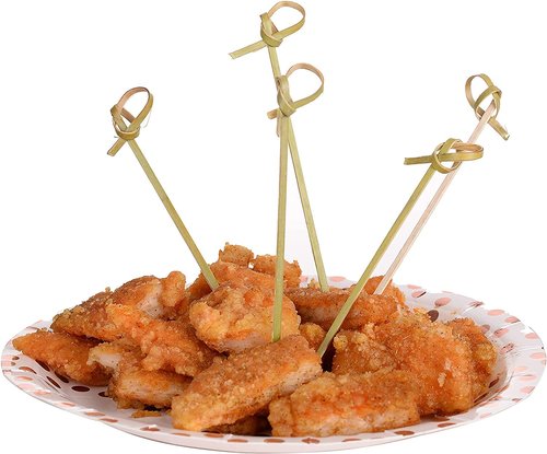 200PCS 4 Inch Bamboo Cocktail Picks - Bamboo Knot Picks, Cocktail Skewers for Appetizers and Events
