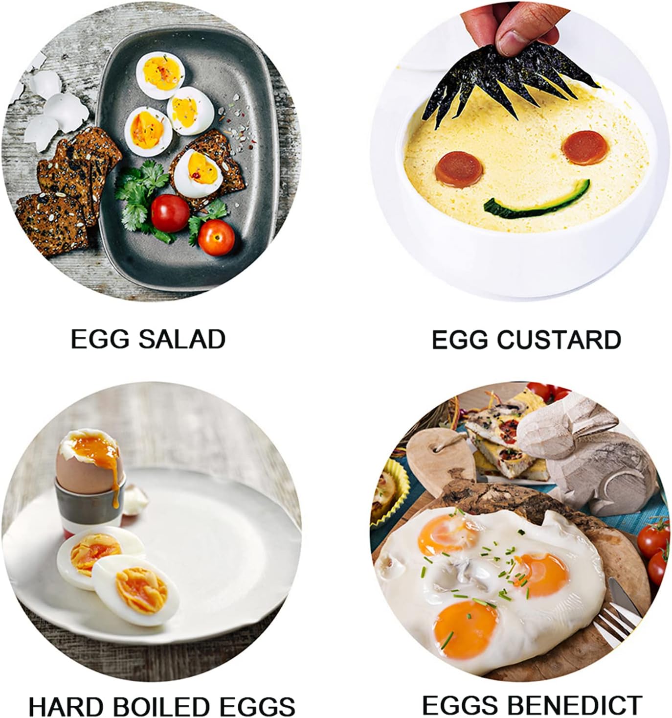 VOBAGA Electric Egg Cooker - Rapid Egg Boiler with Auto Shut Off | 7-Egg Capacity, Stainless Steel Tray, Green