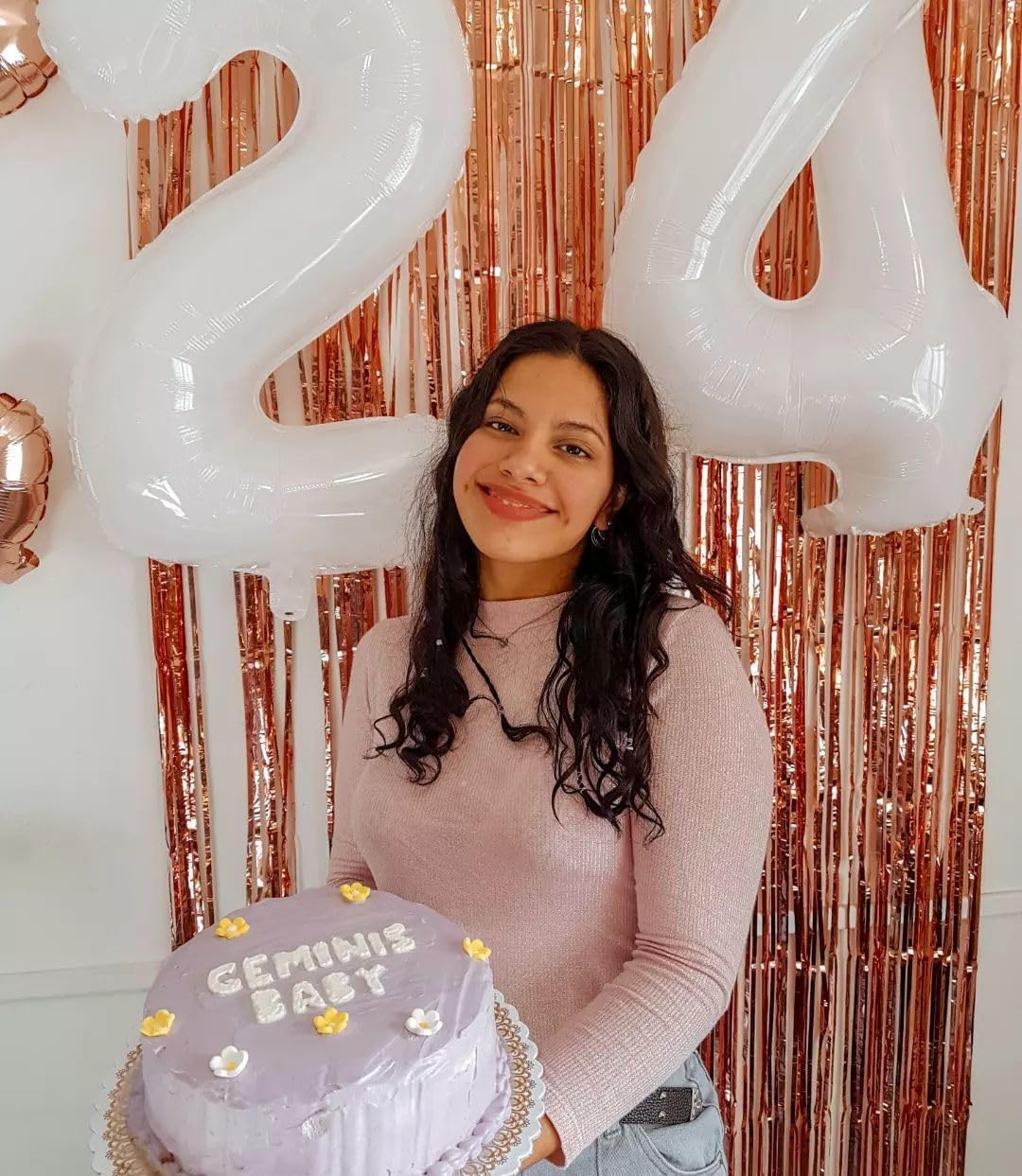 Translucent Number 4 Balloon by [Brand Name] - 40 Inch White Party Decoration for Celebrations