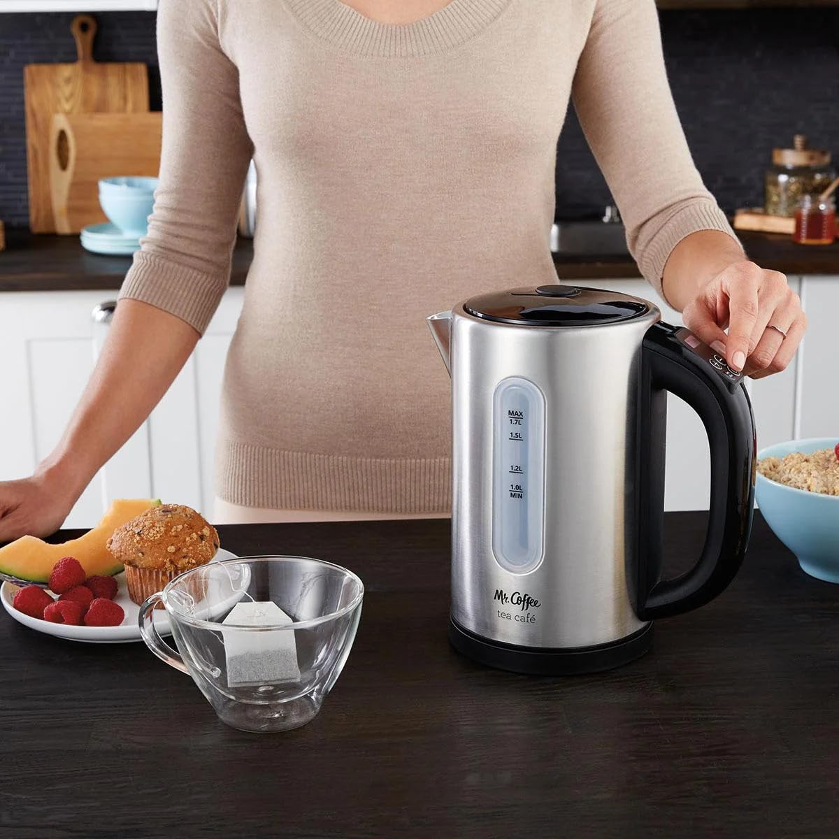 Mr. Coffee BVMC-EKVT100 Coffemaker,eleckett,1.7l,ss
