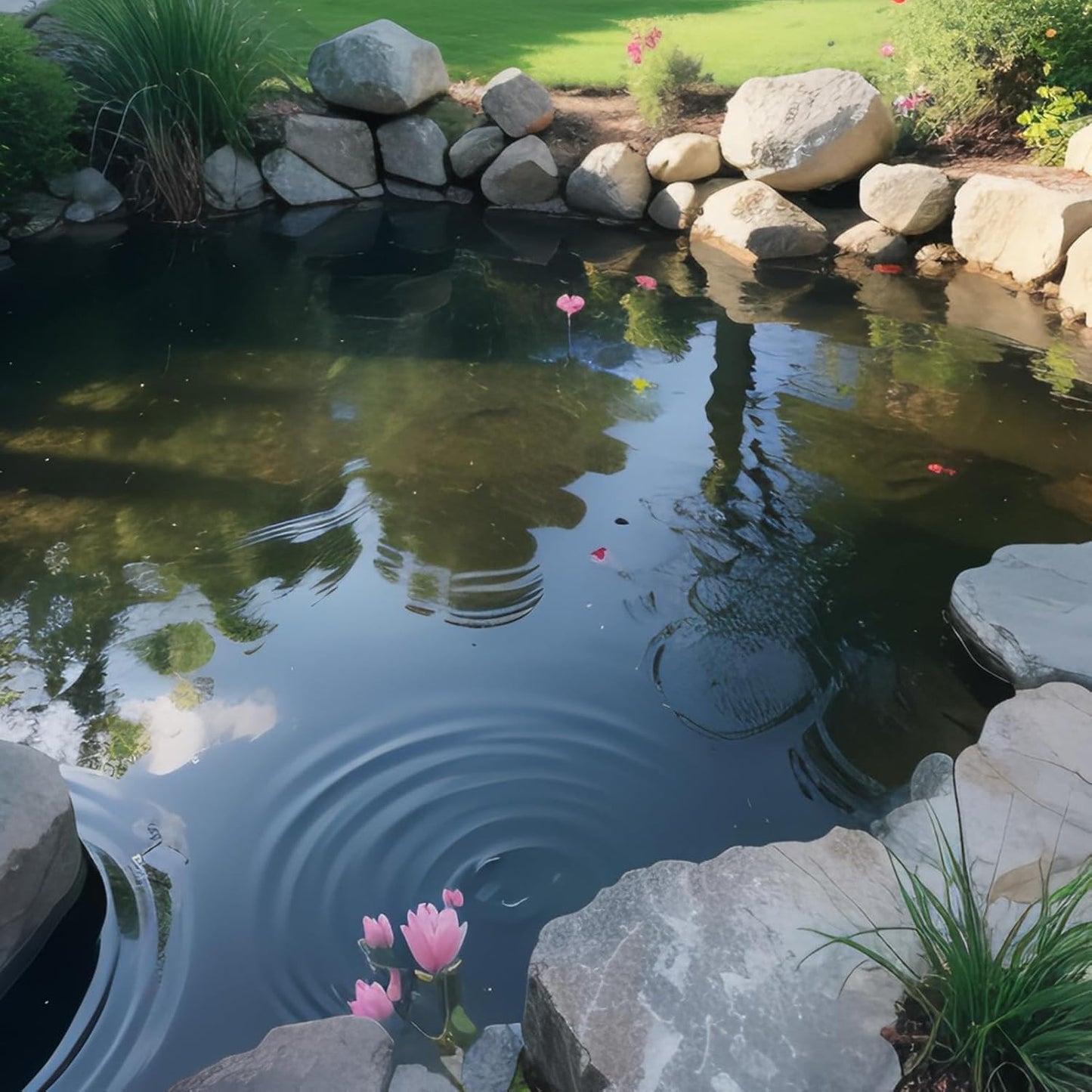 Skiennix Solar Fountain Pump - 7V 1.4W Monocrystalline Water Pump for Bird Baths & Gardens
