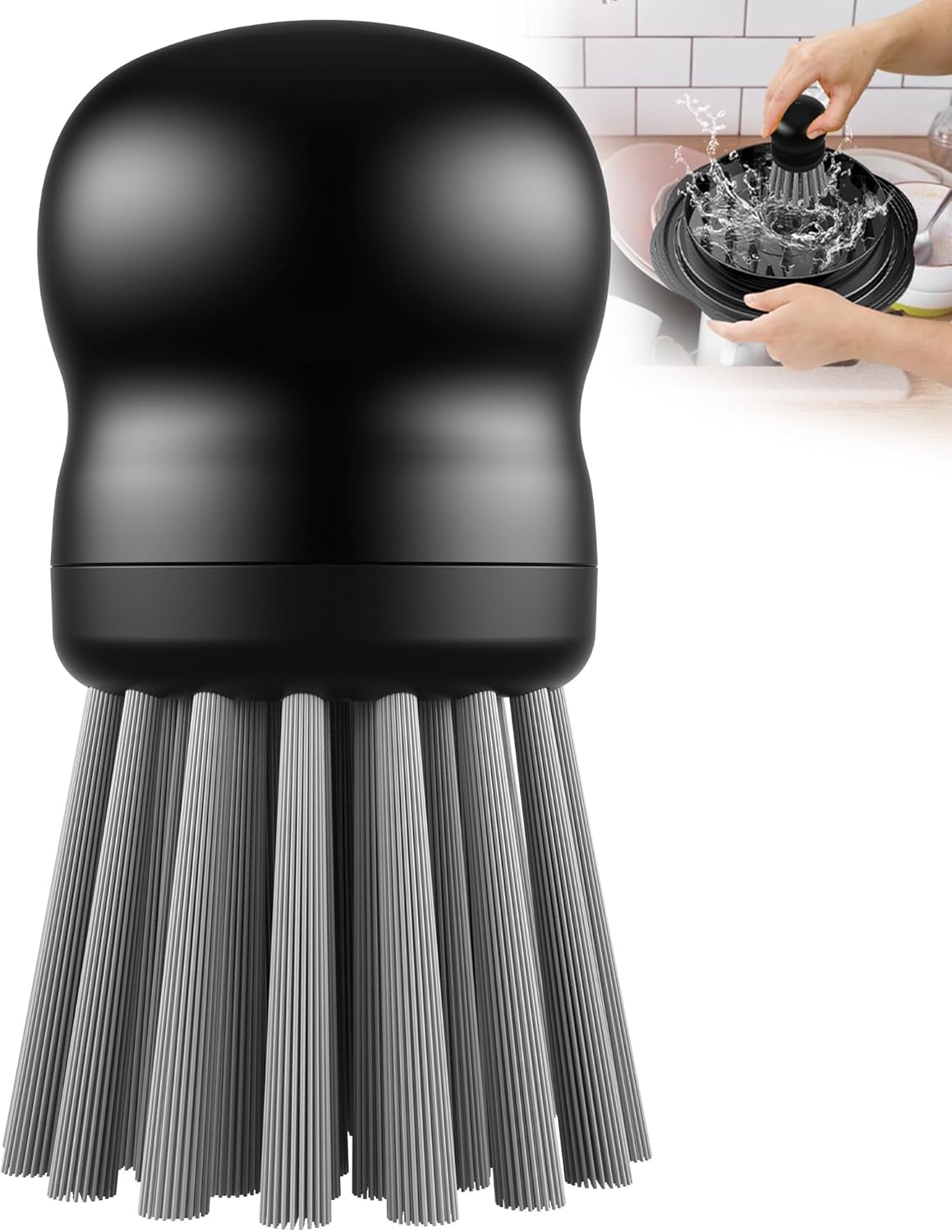 SURETIVIAN Chicken Shredder - Ergonomic Design with Extended Bristles & Scrub Grip | 1 Pack