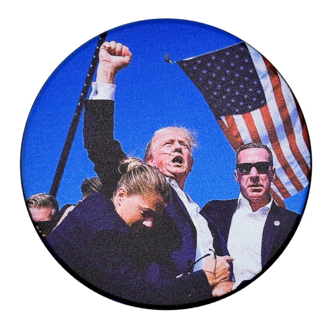 Herb Grinder. 3 inch herb grinder. Easily grind spices for home, kitchen and when traveling. Custom printed Trump grinder has three layers (No Screen Catcher)