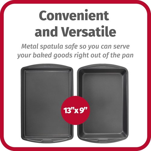 GoodCook Everyday Nonstick Bakeware Set - 5-Piece Durable Gray Baking Essentials