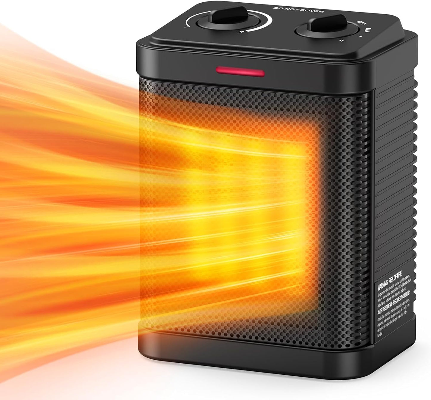 Skiennix 1500W PTC Ceramic Space Heater - Portable Indoor Heating with Thermostat & Safety Features