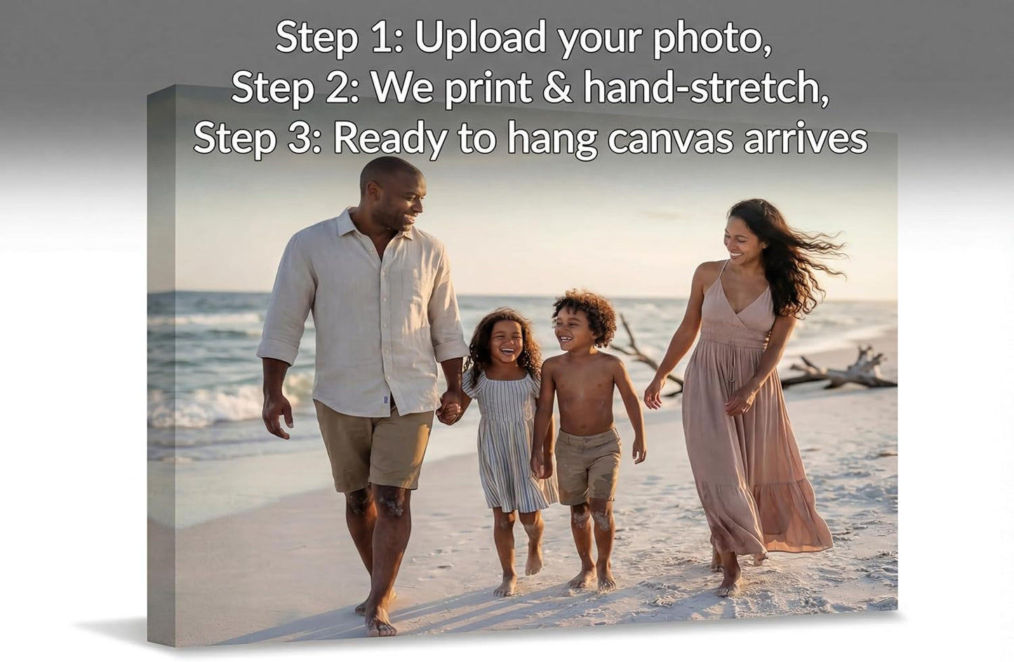 SCS Sal's Custom Shop Photo Canvas Print - Personalized Wall Art for Weddings, Family & More | Gallery-Wrapped, Ready to Hang