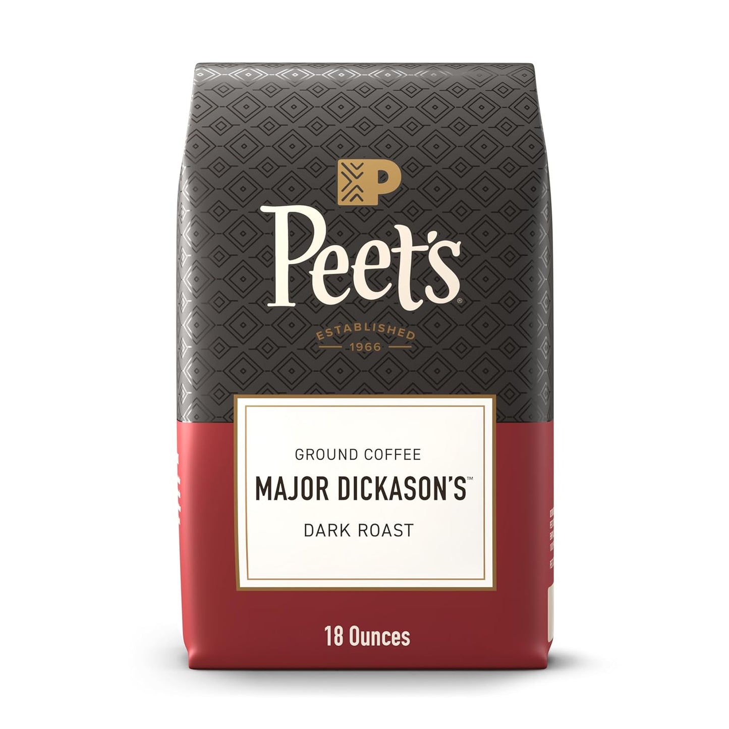 Peet's Coffee Dark Roast - 100% Arabica Major Dickason's Blend, 18 Ounce Bag