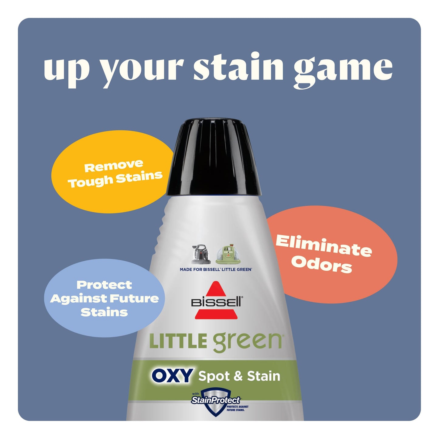 BISSELL Little Green Mini Portable Carpet and Upholstery Deep Cleaner, Car/Auto Detailer, with HydroRinse Self-Cleaning Tool and 4" Tough Stain Tool, Limited Edition Color Lake, 4075F