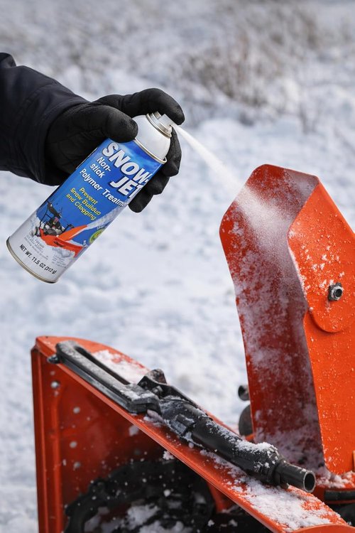 Jet Snowblower Spray - Durable Polymer Coating for Equipment Surfaces | Smooth-Flow Lubricant, 11 oz