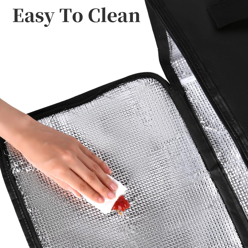 Bodaon Insulated Casserole Carrier Bag - Fits 9x13 & 11x15 Inch Dishes | Thermal Travel Tote for Hot & Cold Food