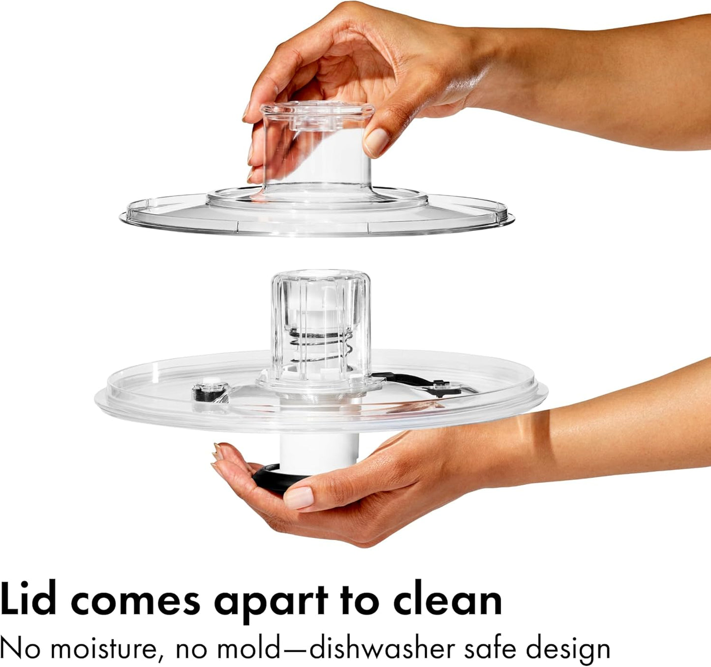 OXO Good Grips Glass Salad Spinner - Large 6.22-Qt Lettuce & Fruit Washer | BPA-Free Borosilicate Bowl