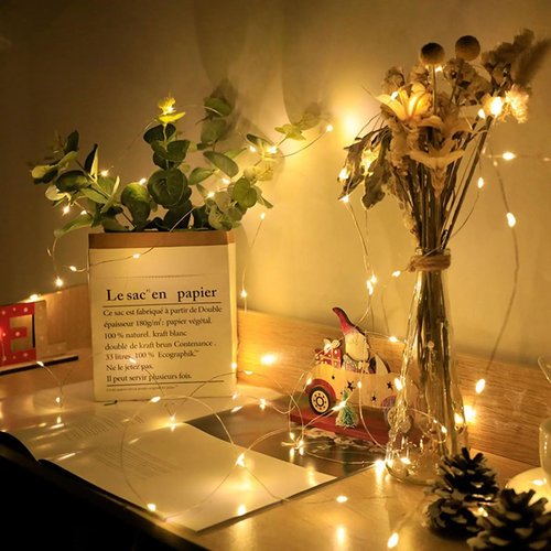 chzk 8 Pack Fairy Lights 7Ft 20 LED Twinkle String Lights 3 Modes Battery Operated Waterproof Firefly Starry for Mason Jar Wedding Birthday Party Table Centerpieces Bedroom Christmas,Warm White