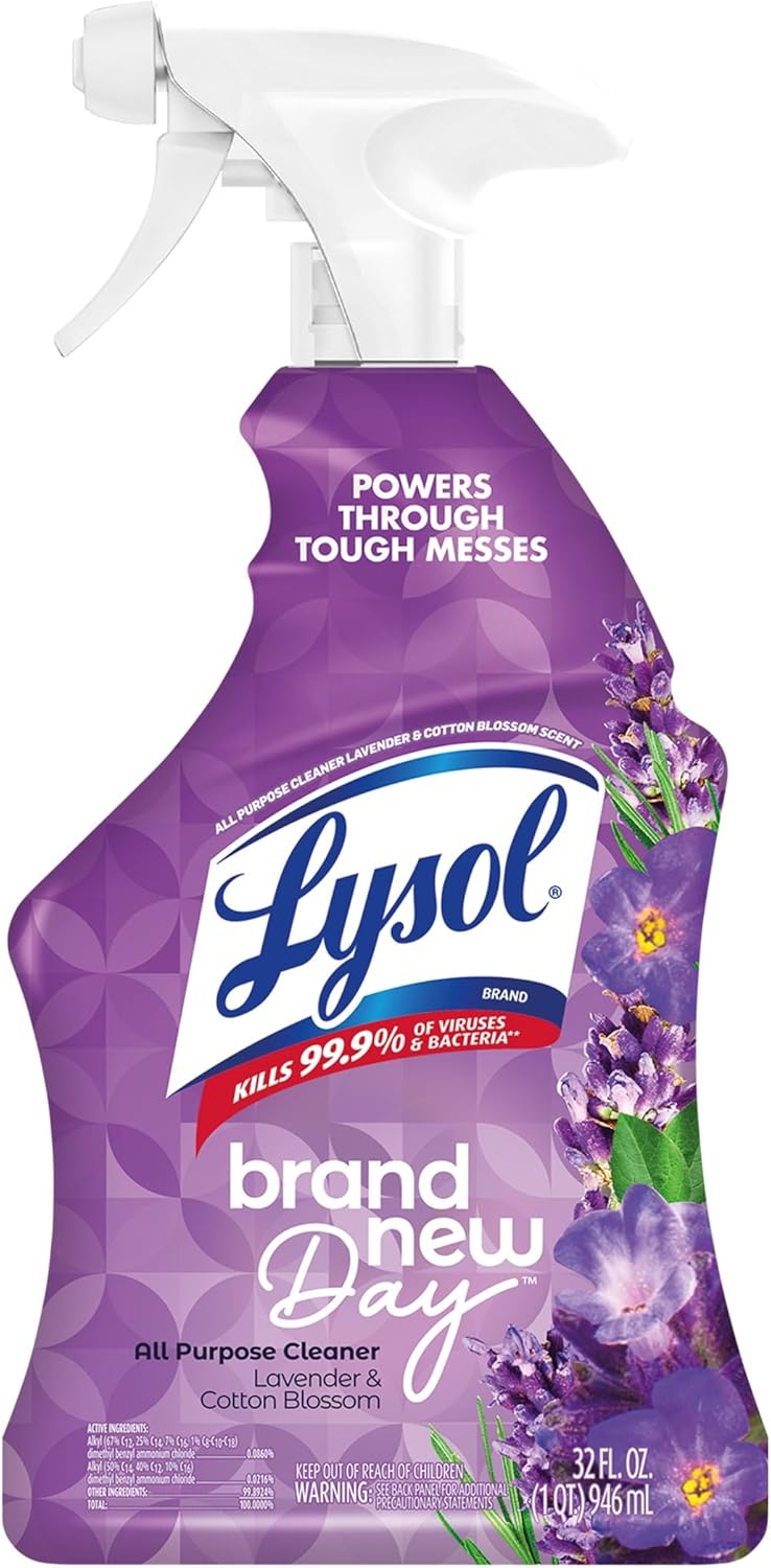 Lysol® All Purpose Cleaner - Lavender & Cotton Blossom Scent | 9.32 oz Bottle