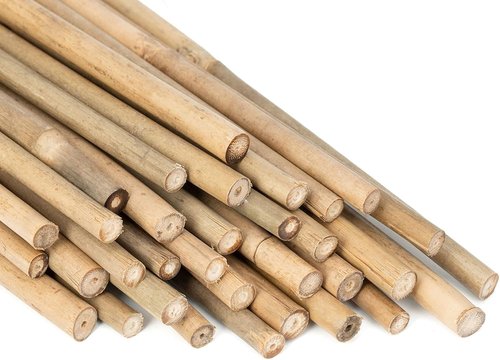 GAGINANG Bamboo Plant Stakes - 18-Inch Natural Garden Support for Tomatoes, Beans & Potted Plants | 20 Pack