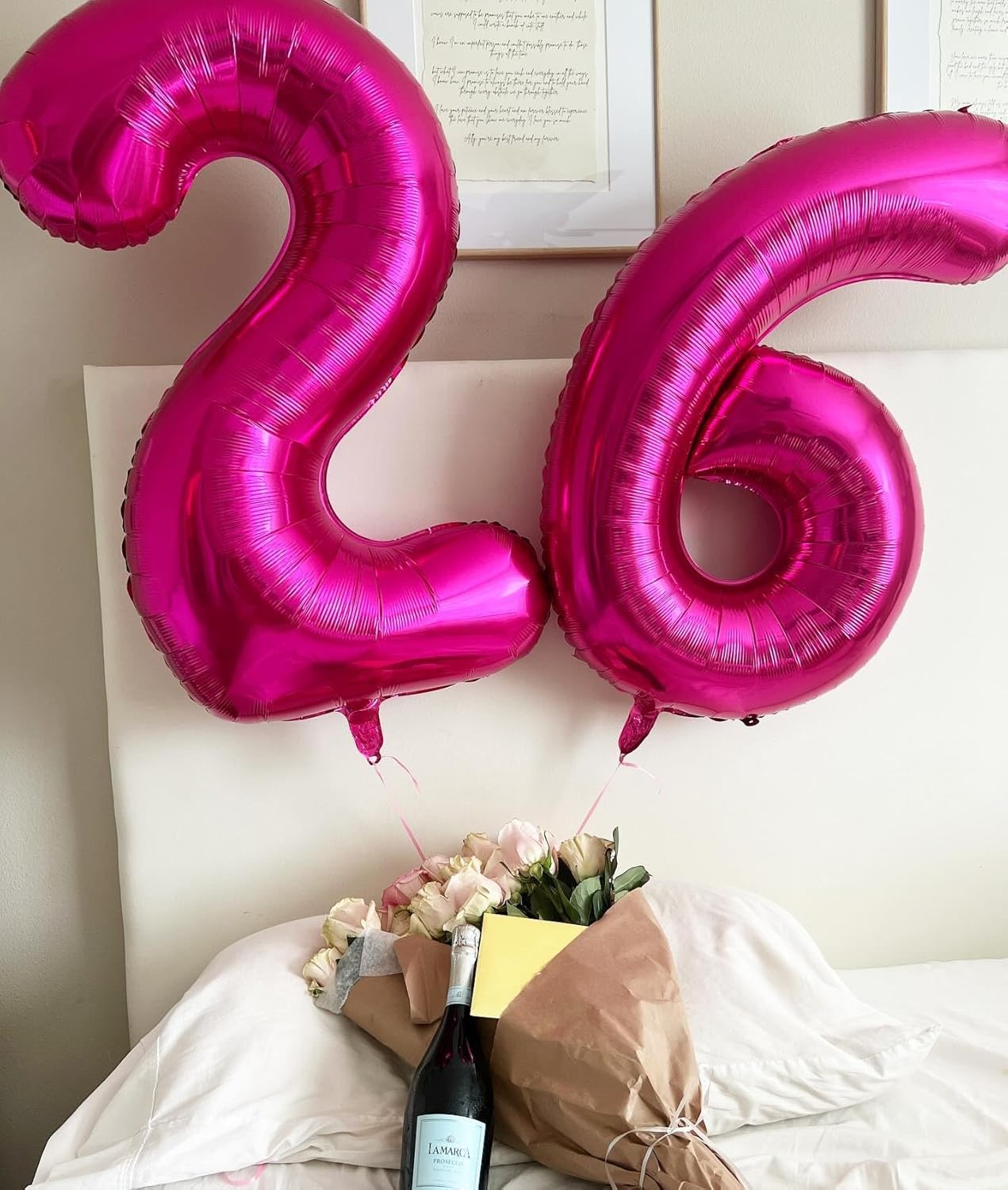 Regine Switzerland Number 9 Balloon - 40 Inch Hot Pink Giant Birthday Decoration for Girls