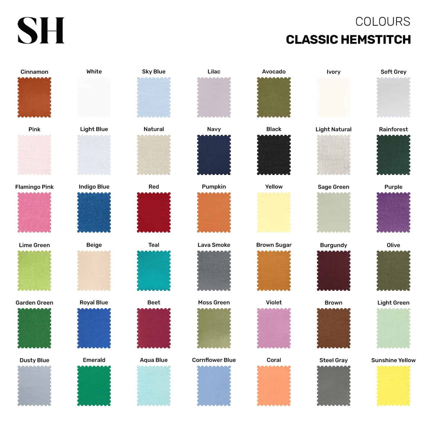 Solino Home Natural Linen Napkins Set of 4-100% Pure Linen Hemstitch Dinner Napkins 20 x 20 Inch for Spring, Summer, Mothers Day - Classic Hemstitch