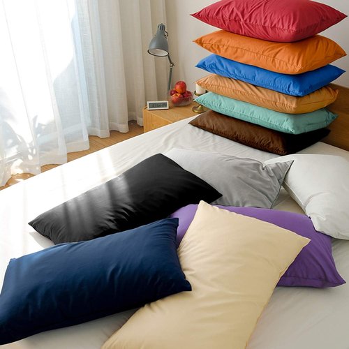 FLXXIE Pillow Cases - Soft Microfiber Queen Pillow Covers | Wrinkle Resistant, 2-Piece Set, 20x30, Sea Green