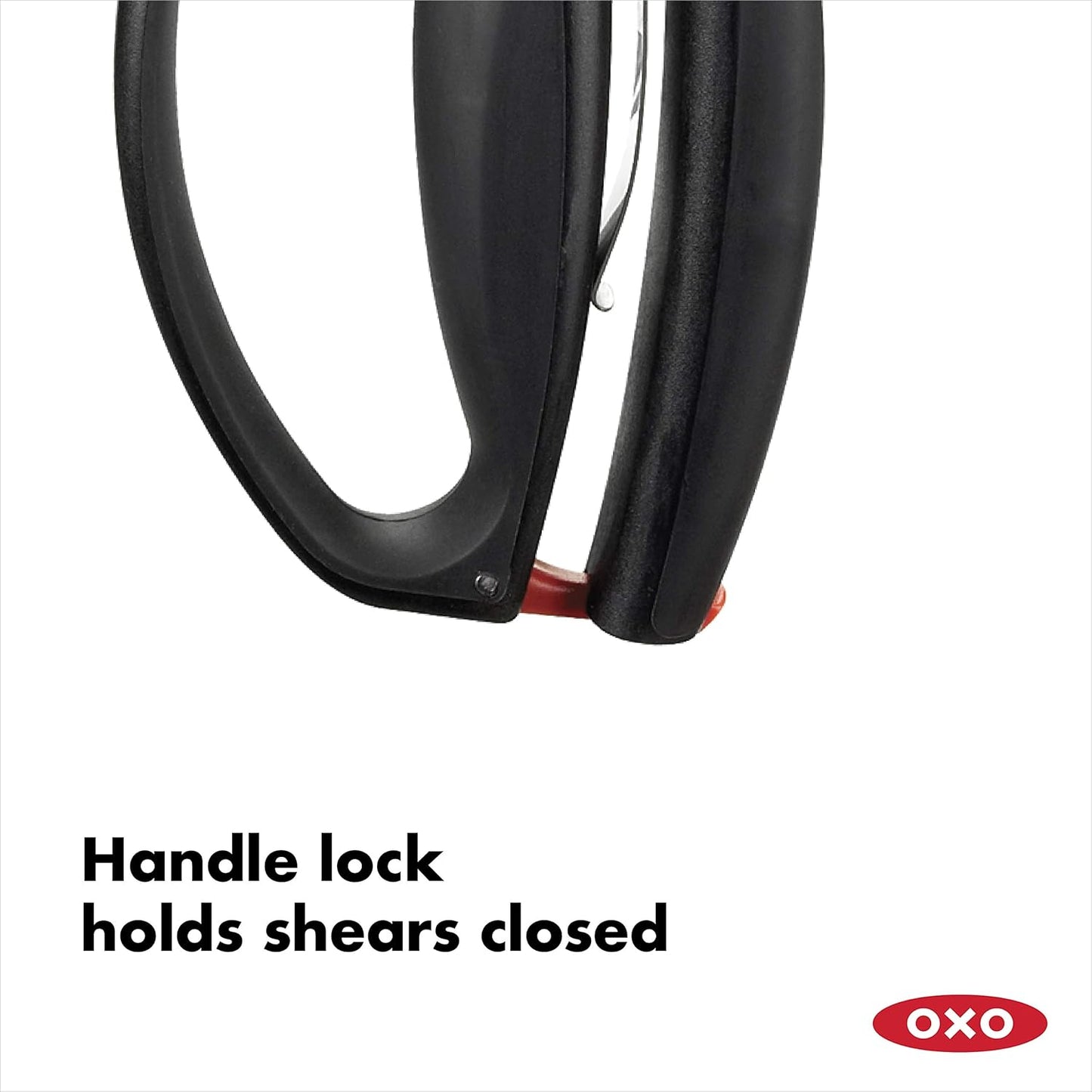 OXO Good Grips Poultry Shears - Spring-Loaded Design for Effortless Cutting | Sleek Black Finish