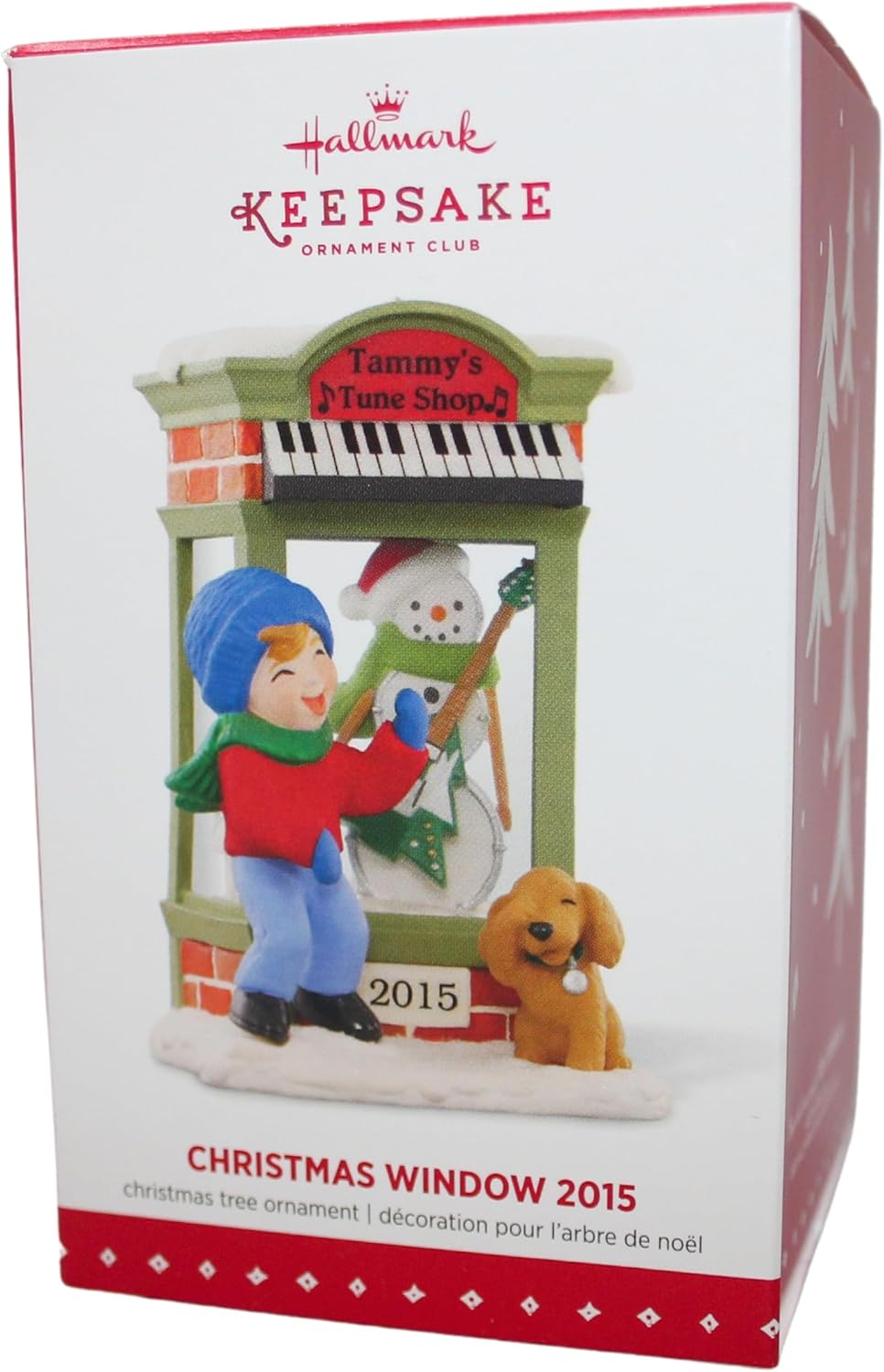 2015 Hallmark Keepsake Christmas Window Ornament - Club Exclusive Collectible