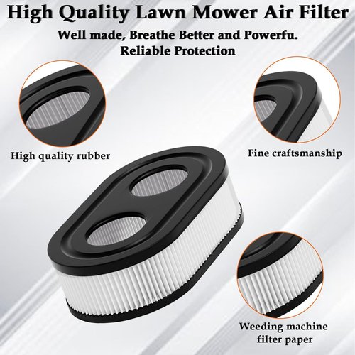 HONSNKS Air Filter Replacement - 4PC Set for 550E, 550EX, 500EX, 625EX, 675EXI Mowers