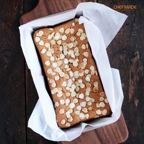 CHEFMADE Non-Stick Rectangle Loaf Pan - 1LB Oblong Bakeware for Bread & Meat Baking | Champagne Gold