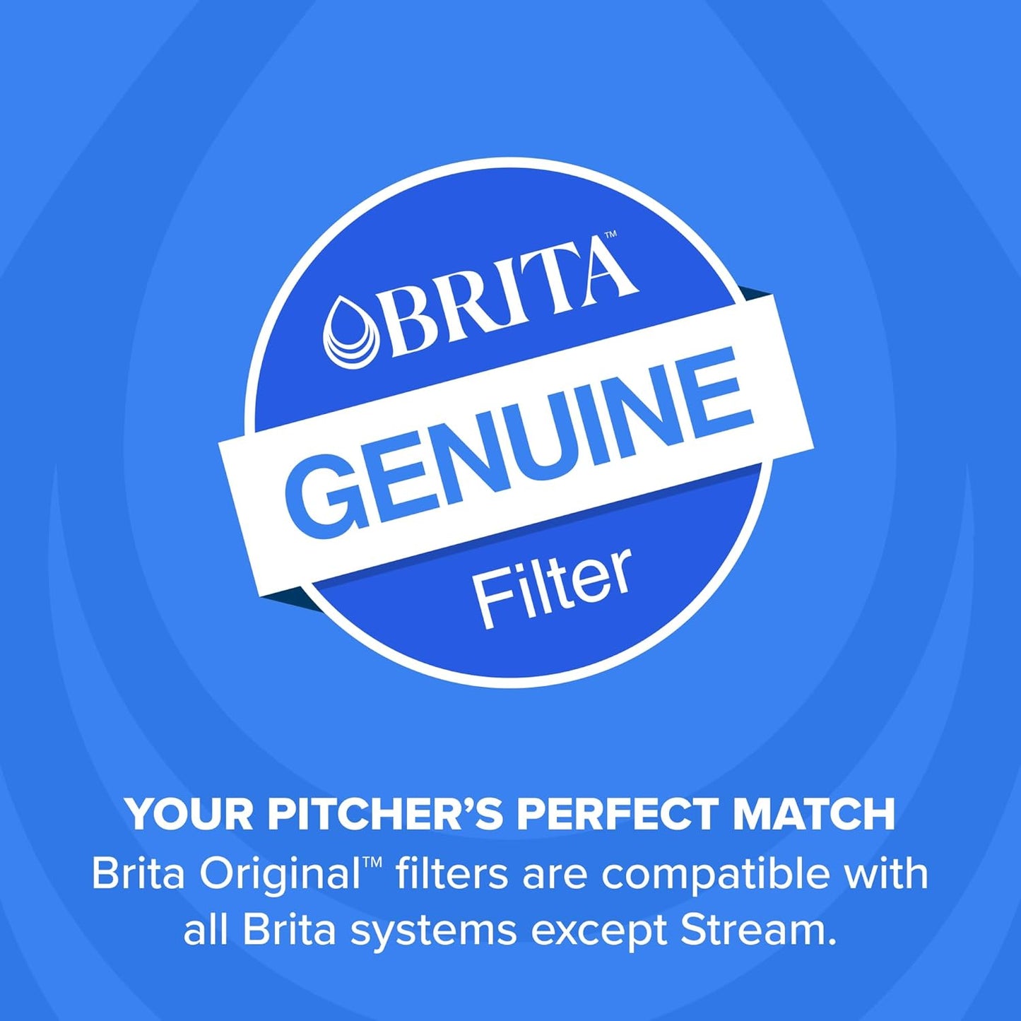Brita Standard Water Filter | BPA-Free Pitcher Filters - Lasts 2 Months & Replaces 1,800 Bottles (2 Pack)