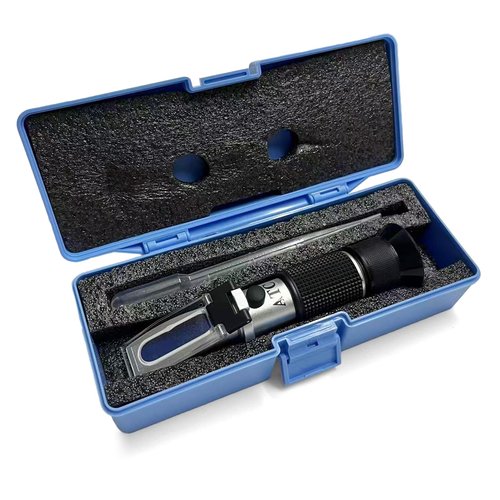 Honey Refractometer 3-in-1 with ATC, Brix & Baume Tester for Honey, Maple Syrup, Jam & Candy Making, High Accuracy Moisture Meter, Ideal Practical Gift for Beekeepers