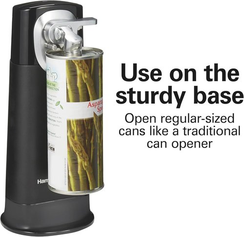 Hamilton Beach 76611 FlexCut Cordless Electric Can Opener - Easy-Clean Design with Removable Cut Head