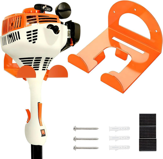 Weed Eater Wall Mount Trimmer Rack - Garage Organizer for Power Tools | 1 Pack Storage Solution
