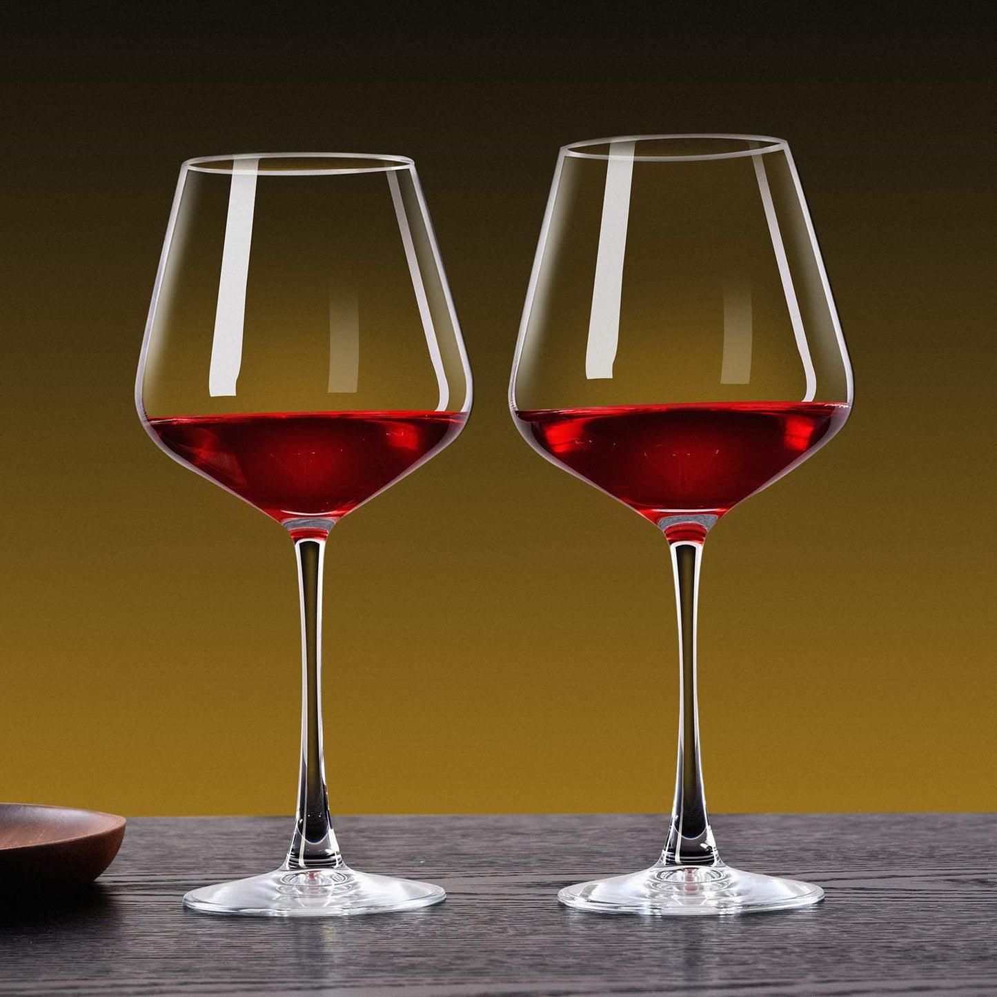 PARACITY Wine Glasses, christmas gift, Clear Glass, Long Stem Wine Glass for Red and White Wine - 10 OZ (Set of 2) (2, 16, Fluid Ounces)