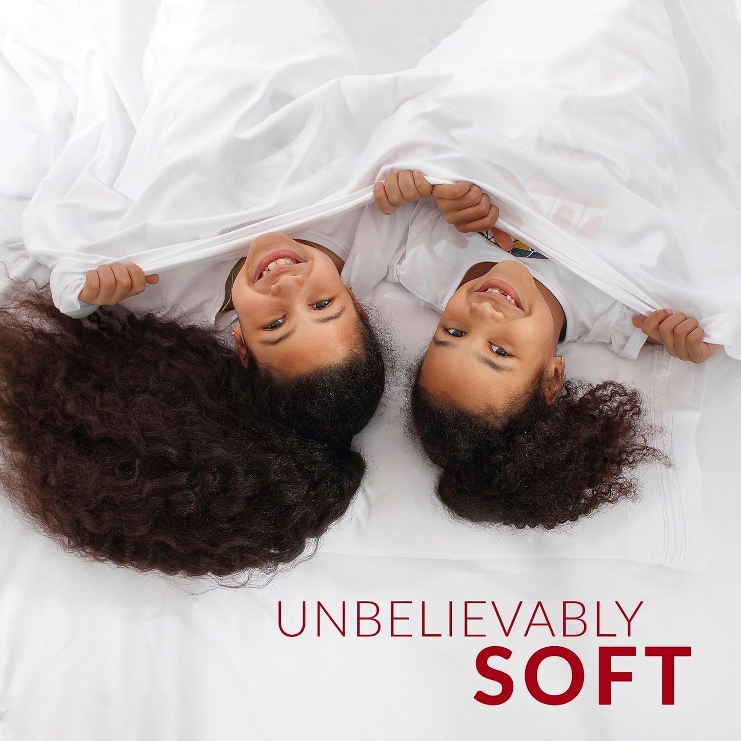 Mellanni Extra Deep California King Sheets - Luxury Ultra Soft Cooling Bedding - Wrinkle & Fade Resistant (Pinstripe Gray)