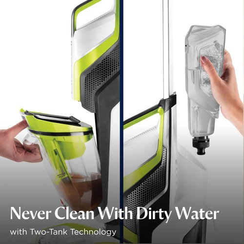 Bissell Crosswave Turbo Vacuum Mop - All-in-One Wet & Dry Cleaner for Hard Floors & Area Rugs | Model 3888A