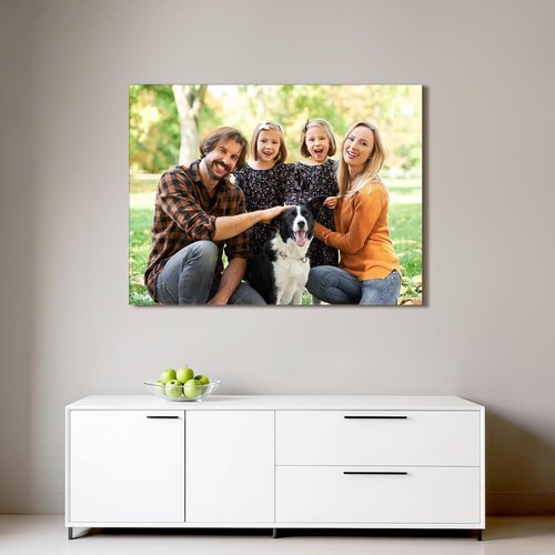 Custom Canvas Prints by [Brand Name] - Personalized Wall Art for Weddings, Family, and Pets | 32x24