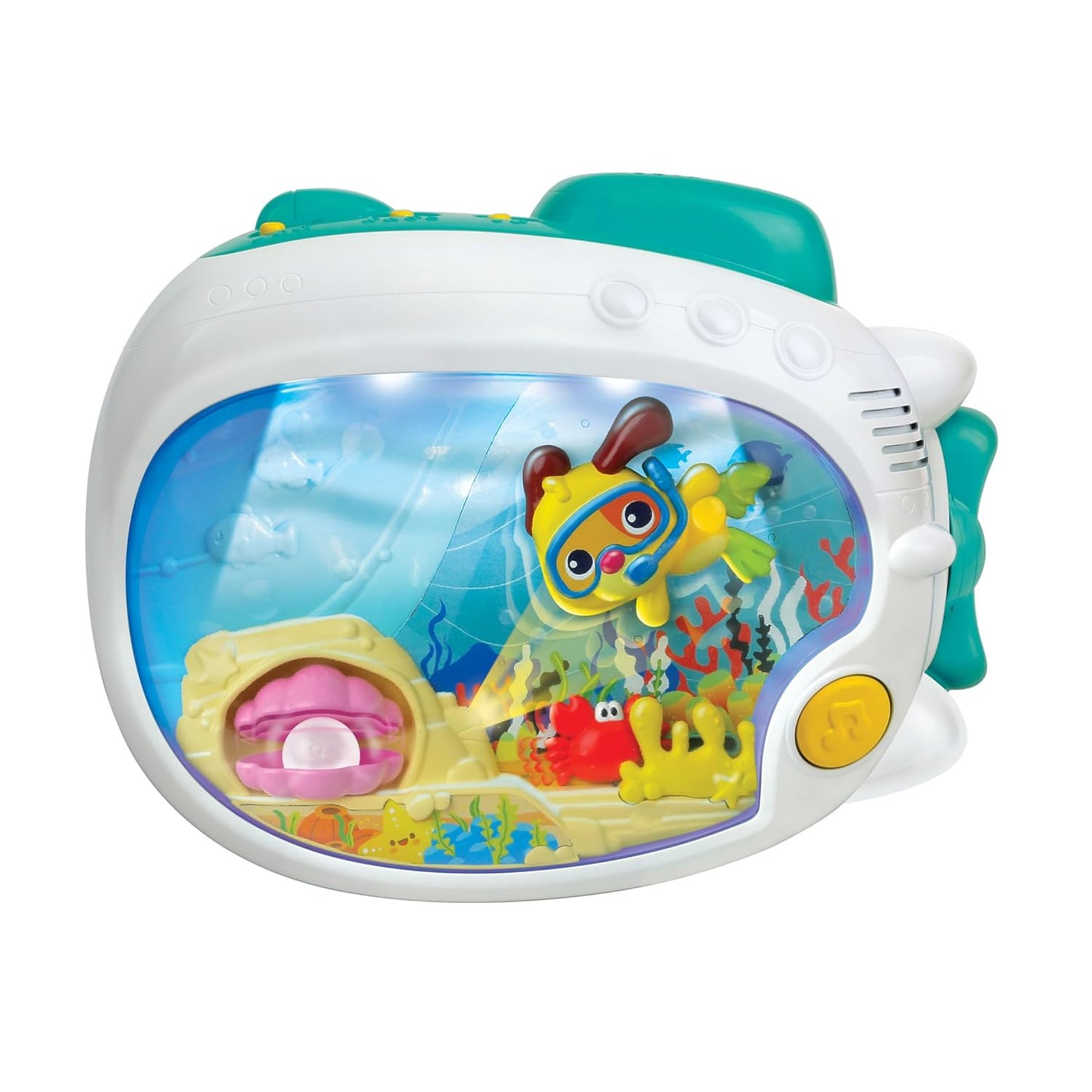 Winfun 3-in-1 Soothing Seas Nightlight - Music Box Projector with Calming Lullabies | Perfect Baby Gift for Crib or Tabletop