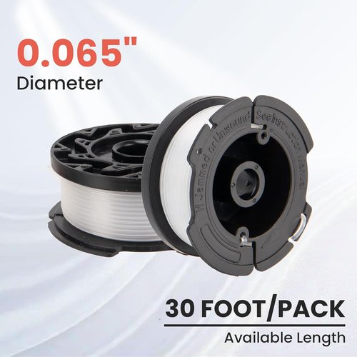 Black & Decker AF100 Replacement Spool - 30Ft 0.065" Line for Weed Eater & Wacker | Durable & Efficient