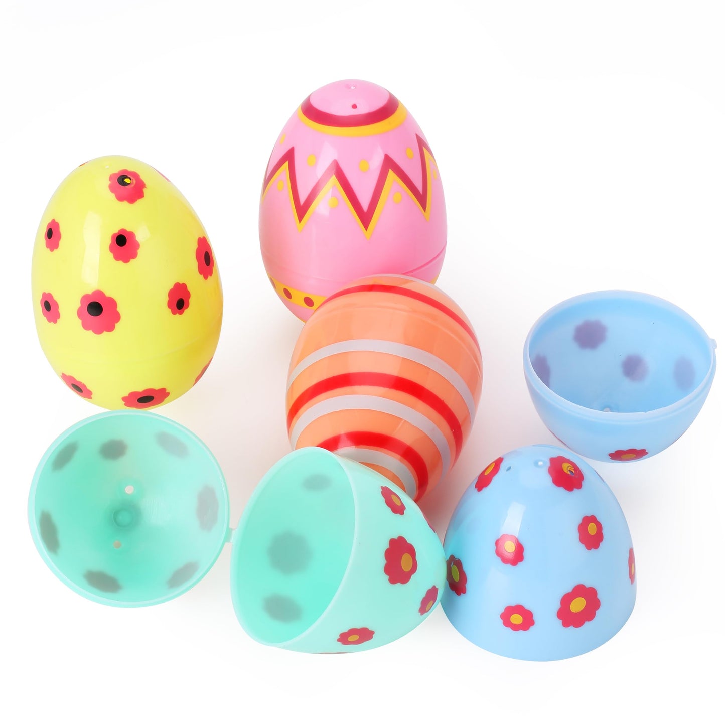 Mr. Pen- Printed Plastic Easter Eggs, 3 Inch, 30 Pack, Bulk Fillable Eggs for Easter Hunt Decor, Party Favor, Basket Stuffers, Classroom Prize, Supplies, Adult & Kid Party Toys for Gift