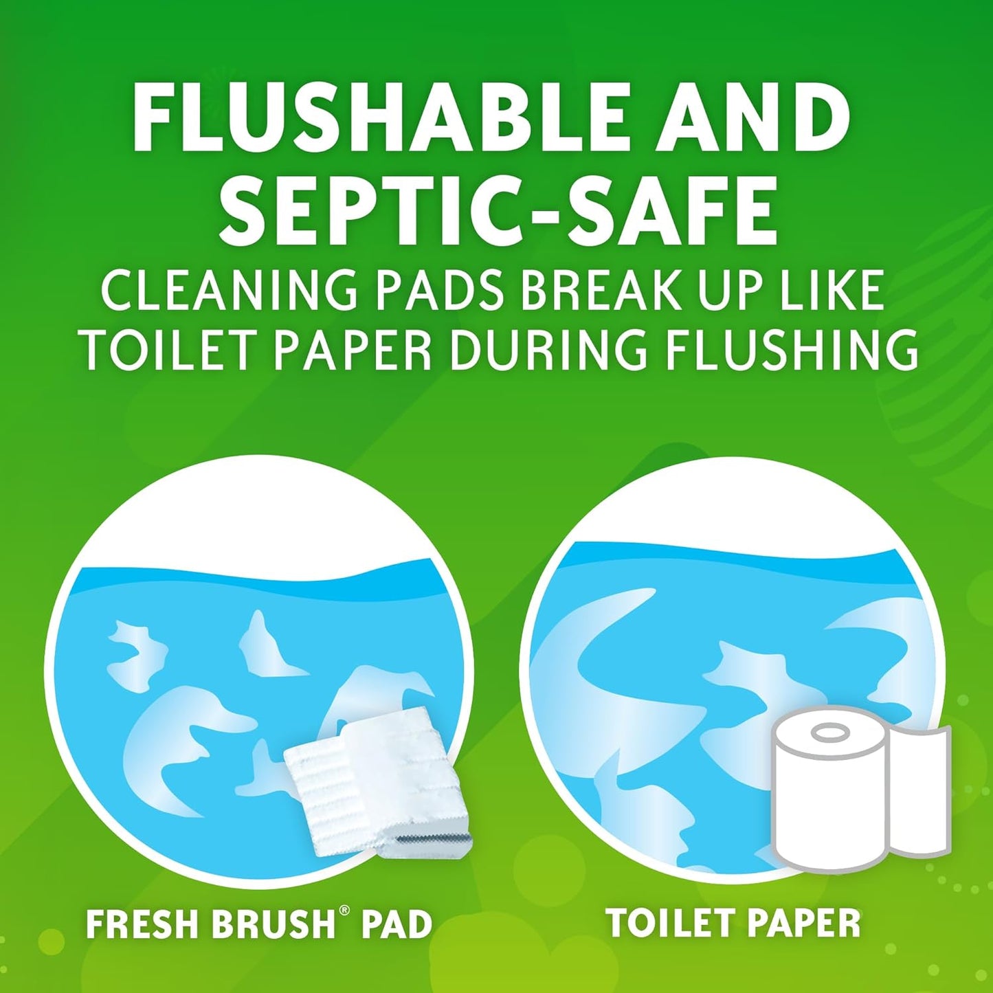 Scrubbing Bubbles Toilet Bowl Cleaning System - Citrus Scent, 1 Wand, 4 Refill Pads & Stand