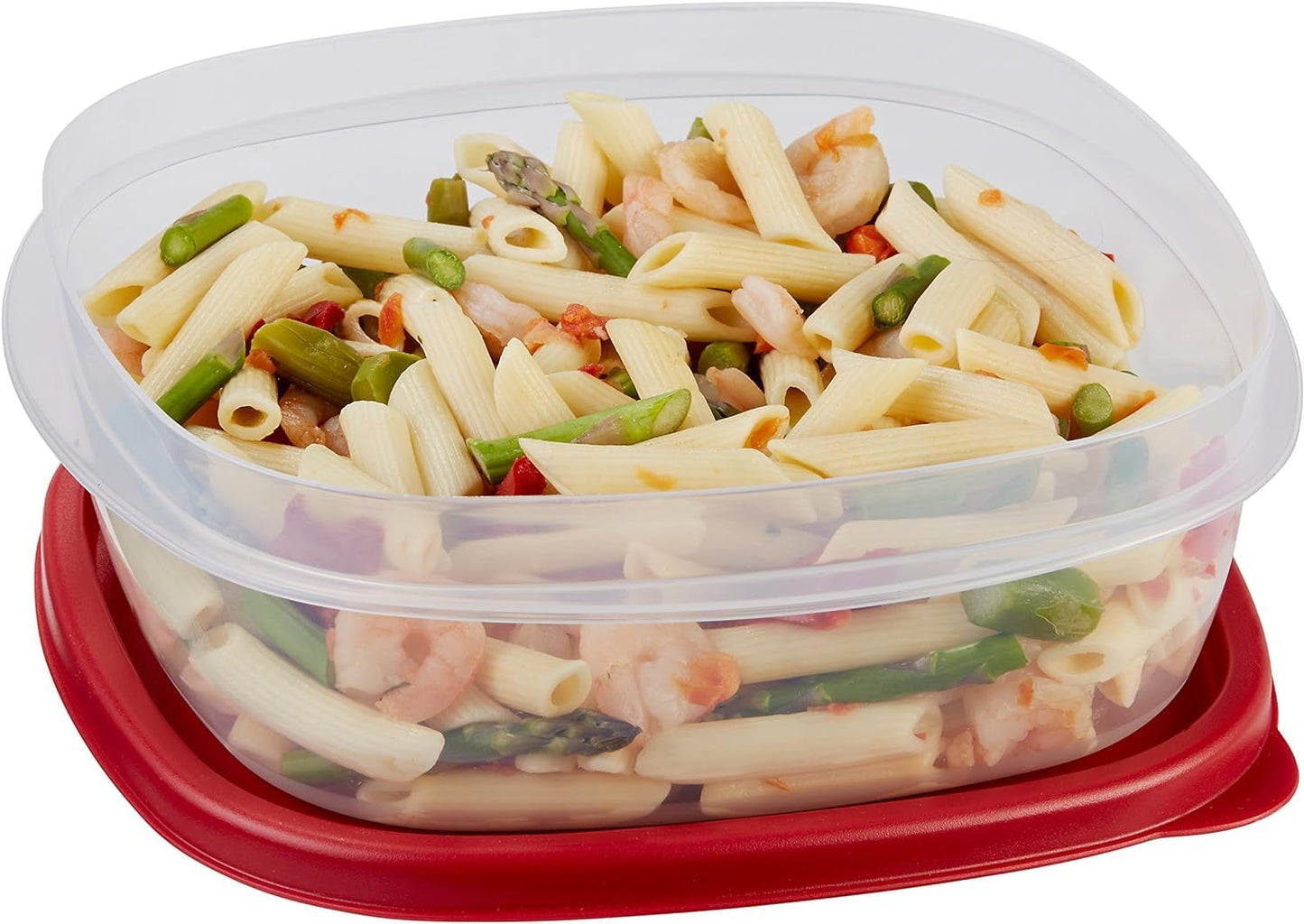 Utensilux Rubber maid Food Storage Containers Nine Cup Food Storage Containers 7 Peice Set, Easy Find Lids, 3 Containers, 3 Lids Chalk Pen And Chalk Labels