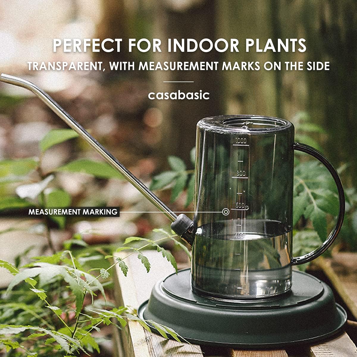 Skiennix Watering Can - Small Indoor Watering Can for House Plants & Succulents | 1 Liter with Bonus Mister