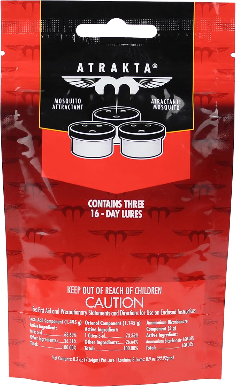 Mosquito Magnet ATRAKTA Mosquito Trap Attractant Pods - Enhance Catch Rates - 3 Pack