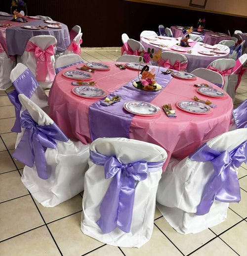 50 Black Satin Chair Sashes by [Brand Name] - Elegant 7x108 Inch Ribbons for Weddings & Parties