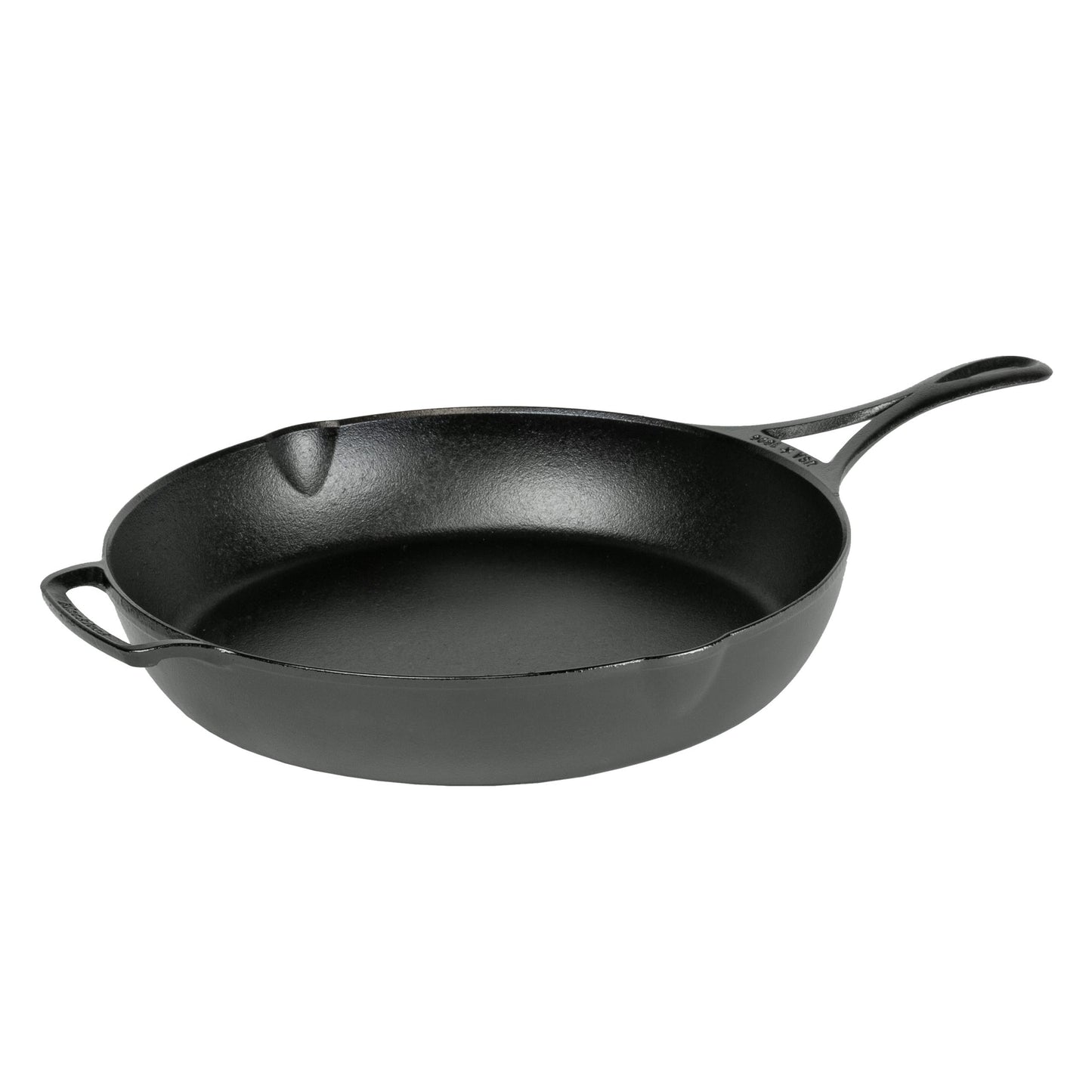 Lodge Blacklock 12" Triple Seasoned Cast Iron Skillet - Lightweight - Easy Cleanup - Premium Cookware