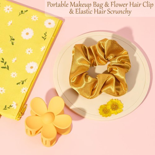 Birthday Gifts for Women Teen Girl, Happy Birthday Gift Box for Her Yellow Daisy Gifts for Women Sister, Daughter, Friends, Girlfriend, Wife, Mom, Coworker Friendship Birthday Gift Basket Care Package