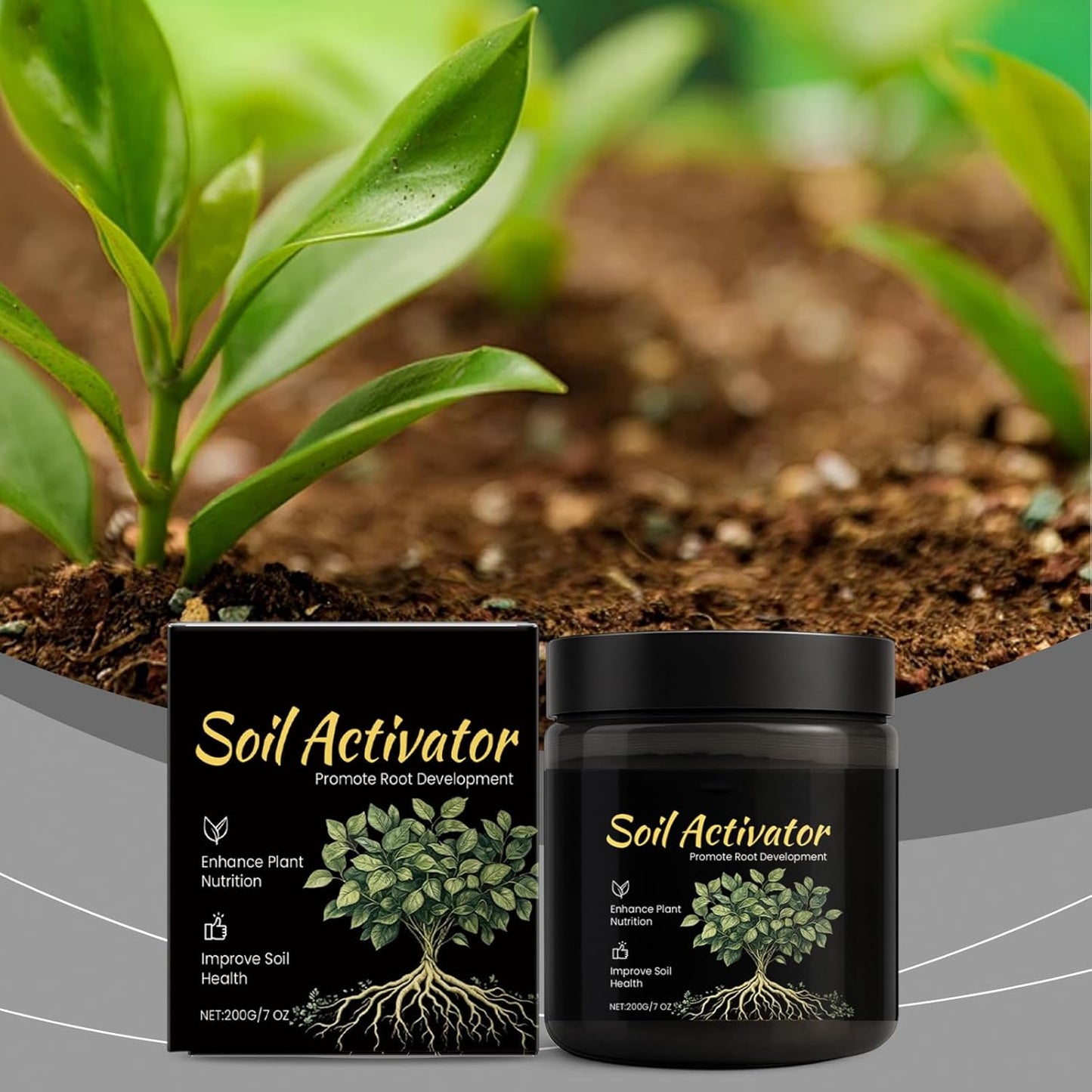 Soil Pro Activator - 200G Soil Activator for Plants | Boost Root Growth & Nutrient Uptake for Gardens, Lawns & Indoor Plants