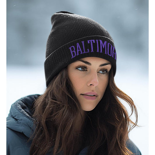JZYEGSW Football Winter Hat for Men Women Cities Beanie Knit Cuffed Cap for Fans Gifts