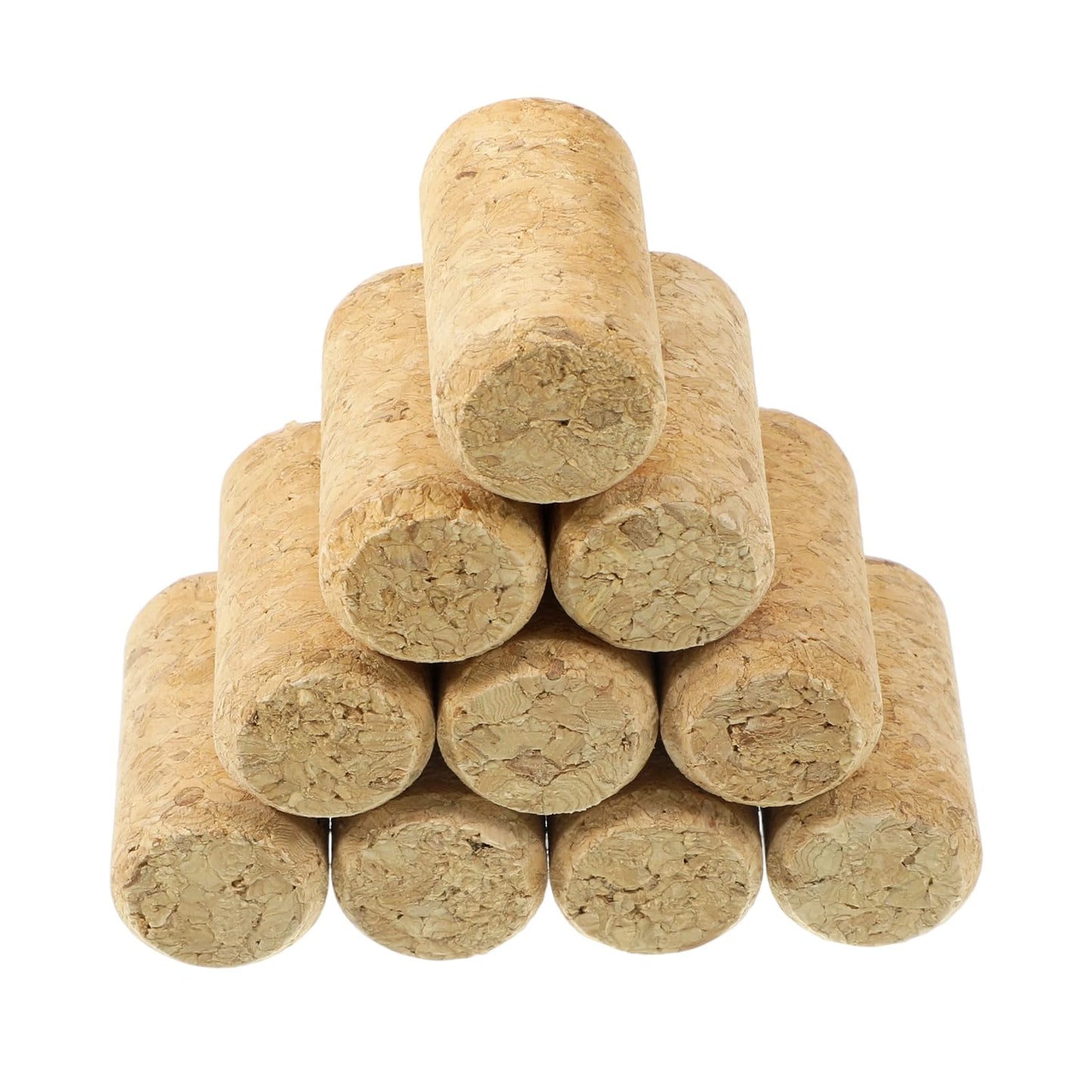 10 PCS Straight Wine Corks, #7 Premium Soft Wood Cork Stoppers, 1.57" X 0.79" Leakproof Wine Bottle Corks for Beer Crafts DIY Arts Decor