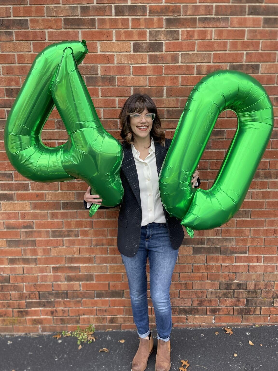 Green Number 30 Balloon 40 inch, 30 Number Balloons, 30th Green Birthday Decorations, 30 Year Old Women Men Party Supplies, St. Patrick's Day Games Theme Birthday Decorations